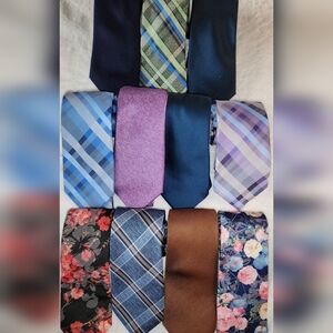 Men's Assorted Tie Set - Classic and Floral Designs